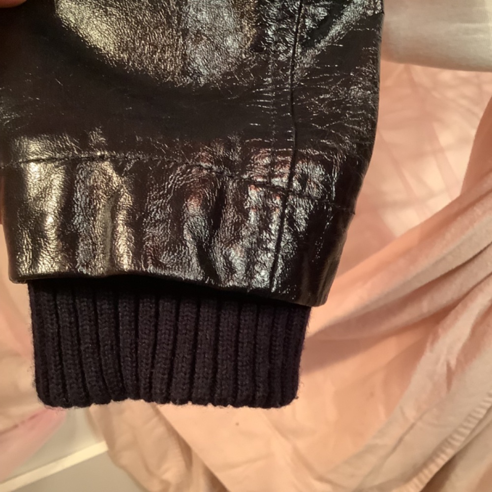 Alice + Olivia Patent Leather Jacket - Picture 4 of 10